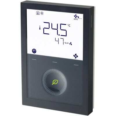 Siemens RAUMTEMP.REGLER LCD 5..40°C 2/ (RDG200KN), Thermostat, Schwarz Siemens RAUMTEMP.REGLER LCD 5..40°C 2/ (RDG200KN), Thermostat, Schwarz