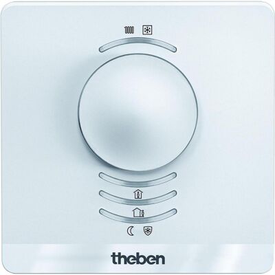 Theben 718 S KNX Raumthermostat - KNX, Externer Sensor, Weiß Theben 718 S KNX Raumthermostat - KNX, Externer Sensor, Weiß