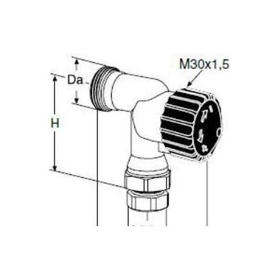 Imi Hydronic Engineering HEIMEIER Thermostat-Ventilunterteil RVT DN 10, Axialform, M 30 x 1,5, Zubehör Heizen Imi Hydronic Engineering HEIMEIER Thermostat-Ventilunterteil RVT DN 10, Axialform, M 30 x 1,5, Zubehör Heizen