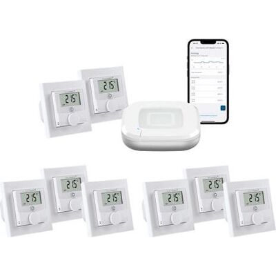 Homematic IP HmIP Set Raumklima 1xHAP-2,8xBWTH, Thermostat, Weiss Homematic IP HmIP Set Raumklima 1xHAP-2,8xBWTH, Thermostat, Weiss