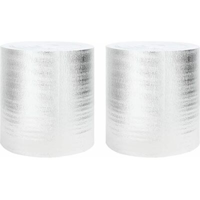 vidaXL Silber Polyethylen 0,5 x 50 m Langlebig Silber - Heizungsisolierrolle vidaXL Silber Polyethylen 0,5 x 50 m Langlebig Silber - Heizungsisolierrolle