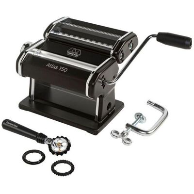 Marcato - Atlas 150 - Schwarz - Pastawheel - Pasta machine Marcato - Atlas 150 - Schwarz - Pastawheel - Pasta machine