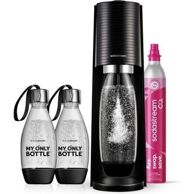 SodaStream - Terra - Schwarz - 3 Fuse-Flaschen - Soda-Maker SodaStream - Terra - Schwarz - 3 Fuse-Flaschen - Soda-Maker