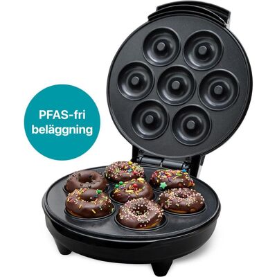 Champion Donut Maker Schwarz - 7 Donuts, 700W, Antihaft, Kompakt Champion Donut Maker Schwarz - 7 Donuts, 700W, Antihaft, Kompakt