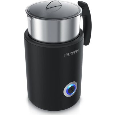 Arendo Milchaufschäumer 3in1 Induktion, warm & kalt Schaum, 400 ml, Edelstahl, Latte Art, Milk, 500 W, Milchaufschäumer, Schwarz Arendo Milchaufschäumer 3in1 Induktion, warm & kalt Schaum, 400 ml, Edelstahl, Latte Art, Milk, 500 W, Milchaufschäumer, Schwarz
