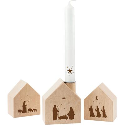 Brunnen-Verlag GmbH Holzhaus-Set Weihnachten Brunnen-Verlag GmbH Holzhaus-Set Weihnachten