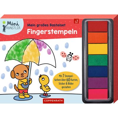 Coppenrath Mein Großes Bastelset: Fingerstempeln - Bastelset für Kinder Coppenrath Mein Großes Bastelset: Fingerstempeln - Bastelset für Kinder