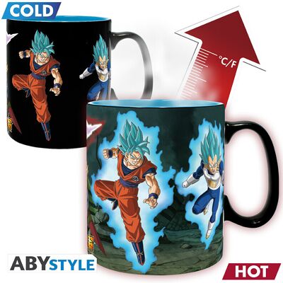 Abystyle Goku Vegeta Trunks Becher Wärmewandel - 460ml - Dragon Ball Super Abystyle Goku Vegeta Trunks Becher Wärmewandel - 460ml - Dragon Ball Super