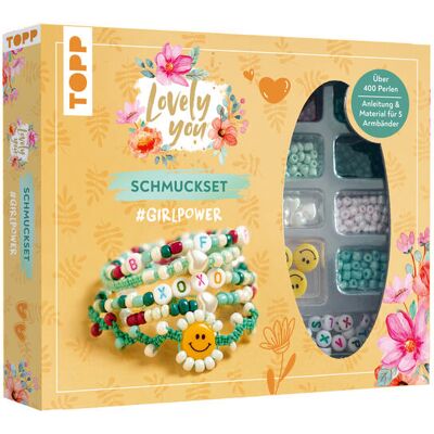 frechverlag GmbH Lovely You Schmuckset #girlpower. Anleitung Und Material Für 5 Armbänder. Über 400 Perlen frechverlag GmbH Lovely You Schmuckset #girlpower. Anleitung Und Material Für 5 Armbänder. Über 400 Perlen