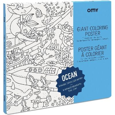 Mark's Europe Giant Coloring Poster 70 X 100 Ocean Mark's Europe Giant Coloring Poster 70 X 100 Ocean