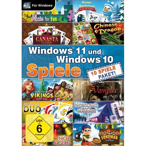 PLAION GmbH Windows 11 & Windows 10 Spiele (Pc). Für Windows 7/8/10/11