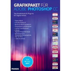 Franzis Buch & Software Verlag Grafikpaket Für Adobe Photoshop Cc