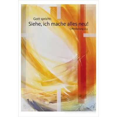 bene! Jahreslosung Eberhard Münch 2026 Kunstdruck 63 X 92cm bene! Jahreslosung Eberhard Münch 2026 Kunstdruck 63 X 92cm
