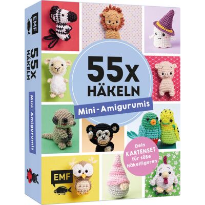 Edition Michael Fischer 55 X Häkeln - Mini-Amigurumis: Dein Kartenset Von Wellensittich Bis Wichtel Edition Michael Fischer 55 X Häkeln - Mini-Amigurumis: Dein Kartenset Von Wellensittich Bis Wichtel