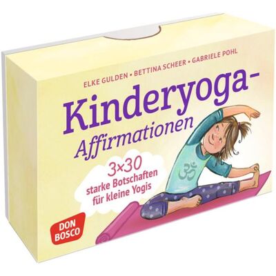 Don Bosco Medien GmbH Kinderyoga-Affirmationen. 3 X 30 Starke Botschaften Für Kleine Yogis Don Bosco Medien GmbH Kinderyoga-Affirmationen. 3 X 30 Starke Botschaften Für Kleine Yogis