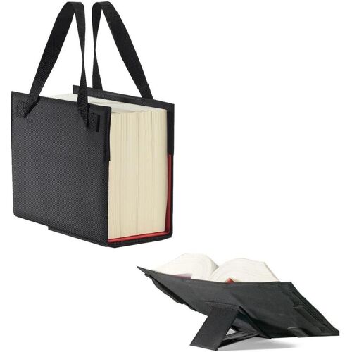 Barth & Bauer Lexskin Einband In Gr. L (Sartorius) In Onyx-Schwarz Mit Ausklappbarer Buchstütze