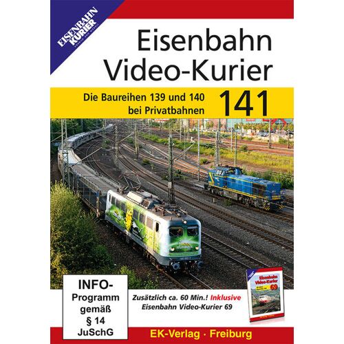 EK-Verlag Eisenbahn Video-Kurier. Tl.141 1 Dvd-Video