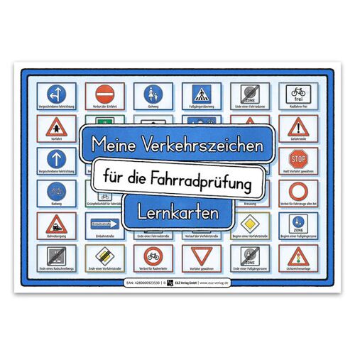 E & Z-Verlag Meine Verkehrszeichen Für Die Fahrradprüfung- Mit Den Neuen Verkehrszeichen