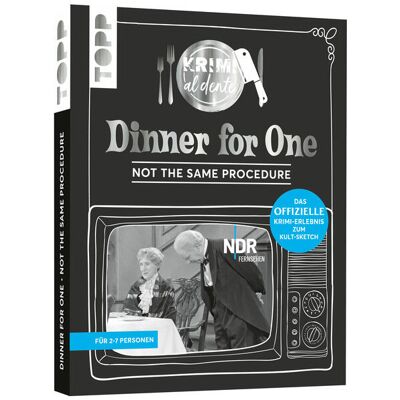 frechverlag GmbH Krimi Al Dente - Dinner For One: Not The Same Procedure. Das Offizielle Krimi-Erlebnis Zum Kult-Sketch frechverlag GmbH Krimi Al Dente - Dinner For One: Not The Same Procedure. Das Offizielle Krimi-Erlebnis Zum Kult-Sketch