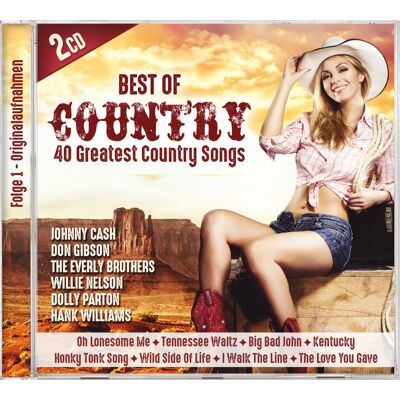 TYROLIS Musik GmbH / Mittenwald Best Of Country 40 Greatest Country Songs Folge 1 TYROLIS Musik GmbH / Mittenwald Best Of Country 40 Greatest Country Songs Folge 1