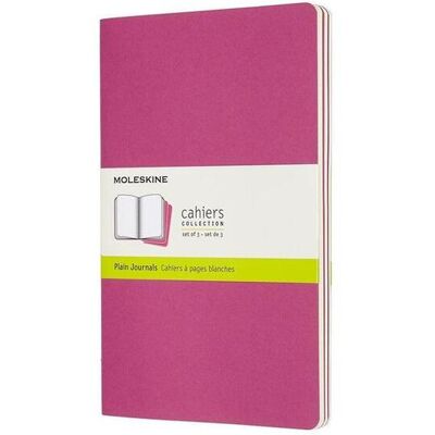 Moleskine Germany GmbH Moleskine Cahier Large/a5 3er Set Blanko Kinetisches Pink Moleskine Germany GmbH Moleskine Cahier Large/a5 3er Set Blanko Kinetisches Pink