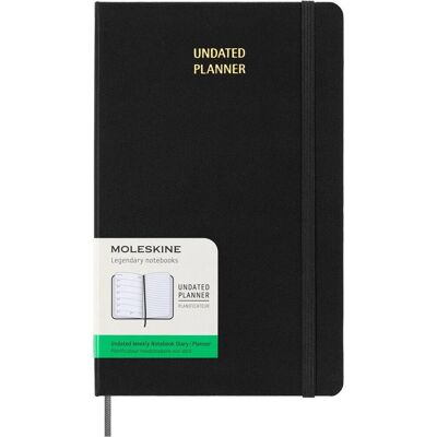 Moleskine Germany GmbH Moleskine Undatierter Wochen Notizkalender L/a5 1 Wo = 1 Seite Rechts Linierte Seite Fester Einband Mit Textprägung Gold Schwarz Moleskine Germany GmbH Moleskine Undatierter Wochen Notizkalender L/a5 1 Wo = 1 Seite Rechts Linierte Seite Fester Einband Mit Textprägung Gold Schwarz