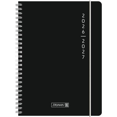 Baier & Schneider Schülerkalender 2026/2027 'Plain Black' A5 Kunststoff Baier & Schneider Schülerkalender 2026/2027 'Plain Black' A5 Kunststoff