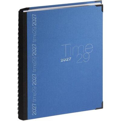 Quo Vadis Time 29 Mit Spirale Farbe Blau 2027 Quo Vadis Time 29 Mit Spirale Farbe Blau 2027