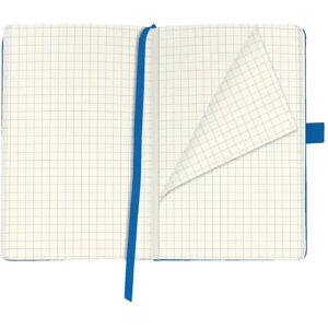 Herlitz Notizbuch Classic A6 96 Blatt Kariert Blue Mit Leseband Und Falttasche My.Book