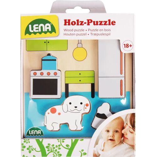 Simm Spielwaren Lena - Holzspielzeug - Holzpuzzle Küche