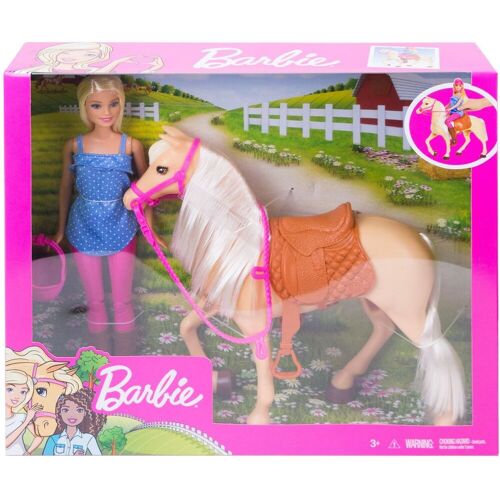 Mattel Barbie - Barbie Pferd Mit Puppe
