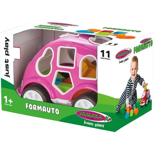 Jamara - Kinderlernspiel Formauto Pink