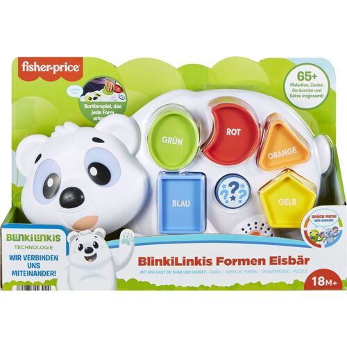 Mattel Fisher Price - Blinkilinkis Formen Eisbär Lernspielzeug Kleinkind-Spielzeug