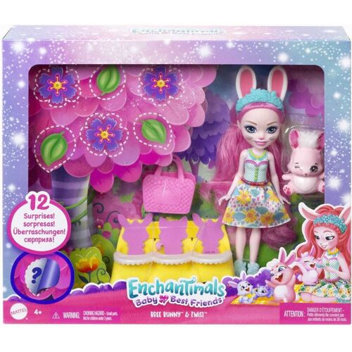 Mattel Enchantimals - Enchantimals Baby Best Friends Bree Bunny Puppe Und Twist Bunny F