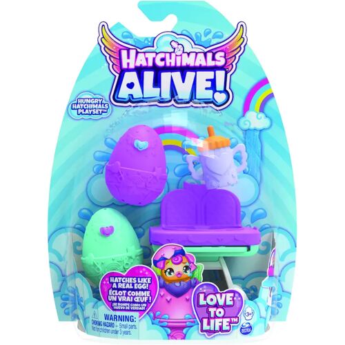 Spin Master - Hatchimals Alive - Zwillingshochstuhl Spielset