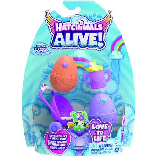 Spin Master - Hatchimals Alive - Zwillingswagen Spielset