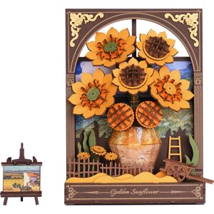 Robotime-ROWOOD Golden Sunflower Robotime-ROWOOD Golden Sunflower