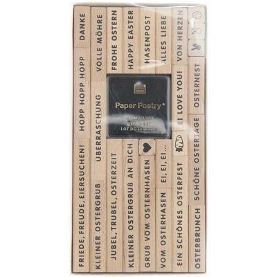 Rico Design Ostern Stempelset - 26 Holzstempel Rico Design Ostern Stempelset - 26 Holzstempel