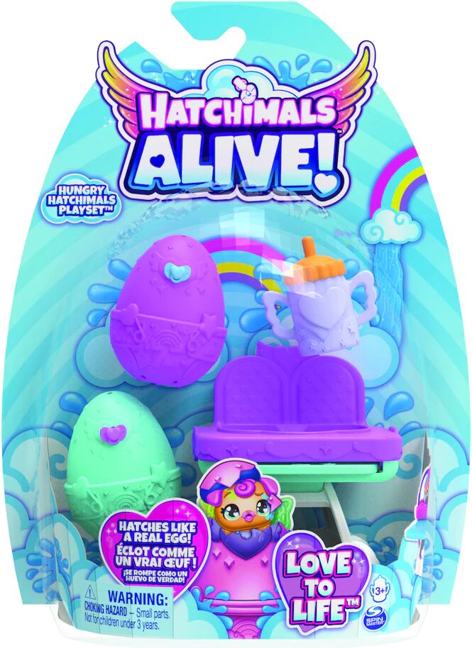 Spin Master - Hatchimals Alive - Zwillingshochstuhl Spielset