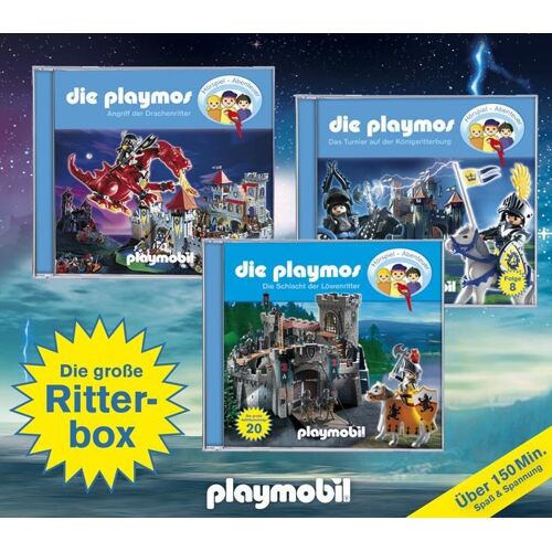 Floff Die Playmos - Die Große Ritter-Box 3 Audio-Cds