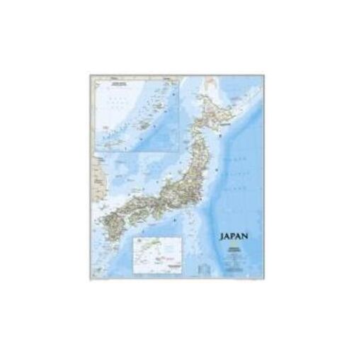 National Geographic Maps National Geographic Japan Wall Map - Classic (25 X 29 In)