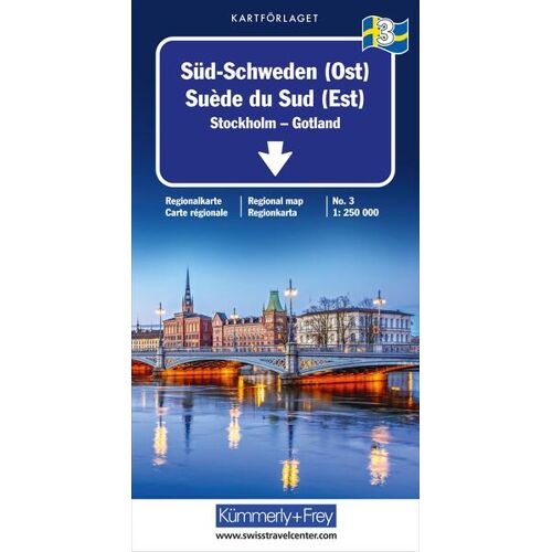 Kümmerly und Frey Süd-Schweden (Ost) Nr. 03 Regionalkarte Schweden 1:250 000