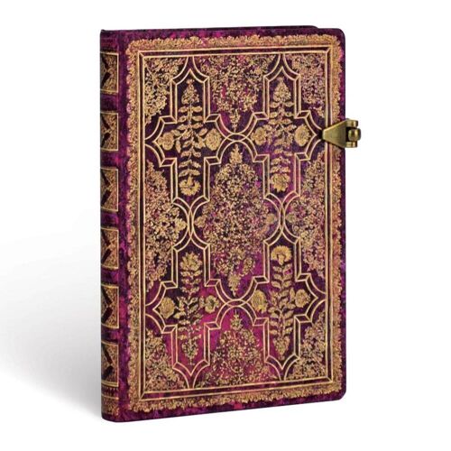 Paperblanks Amaranth Fall Filigree Hardcover Mini Lined Clasp Closure 208 Pg 85 Gsm