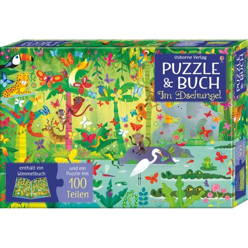 Usborne Verlag Puzzle & Buch: Im Dschungel