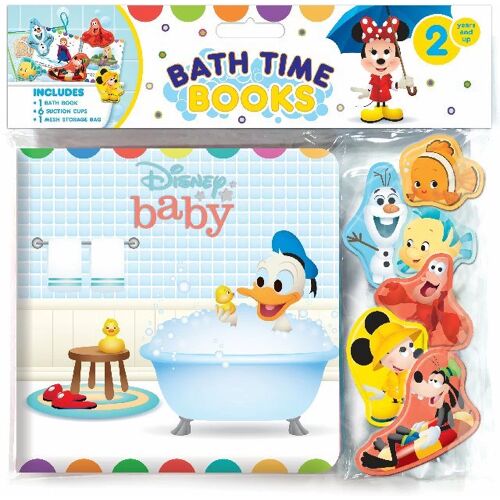 Phidal Publishing Disney Babys Badebuch + 6 Spielfiguren + 1 Aufbewahrungsnetz