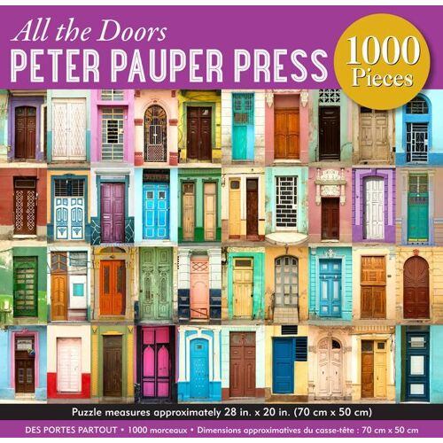 Peter Pauper Press All The Doors 1000 Piece Jigsaw Puzzle