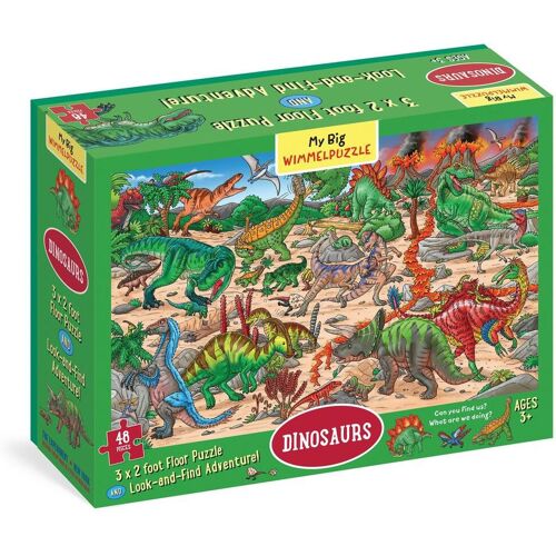 Experiment LLC My Big Wimmelpuzzle--Dinosaurs Floor Puzzle 48-Piece