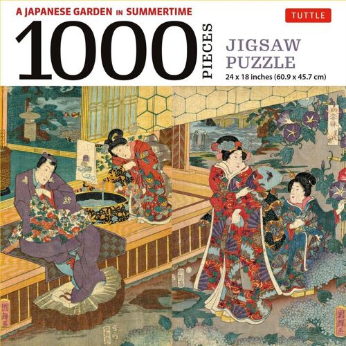 Tuttle Publishing A Japanese Garden In Summertime - 1000 Piece Jigsaw Puzzle