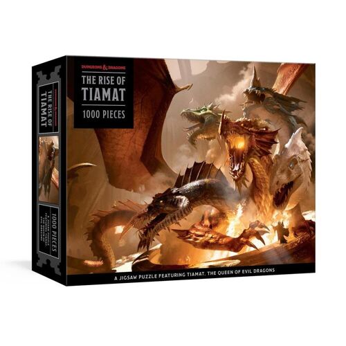 Clarkson Potter/Ten Speed The Rise Of Tiamat Dragon Puzzle (Dungeons & Dragons): 1000-Piece Jigsaw Puzzle Featuring The Queen Of Evil Dragons: Jigsaw Puzzles For Adults