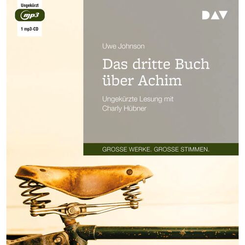 Der Audio Verlag DAV Das Dritte Buch Über Achim 1 Audio-Cd 1 Mp3